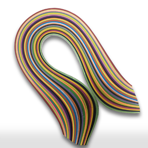 Imagen de Papel para filigrana quilling en tiras de 38cm de varios colores