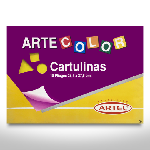 Imagen de Carpeta Artecolor cartulina 18 pliegos de 26*37cms.