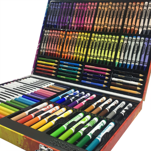 Kit De Arte Dibujo Profesional 143 Piezas Colores Crayolas