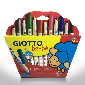 Imagen de Marcadores gruesos "GIOTTO" Be-Be *12 colores