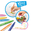 Imagen de Set infantil para colorear y construir CARIOCA CREATE & COLOR con 10 marcadores - Wild