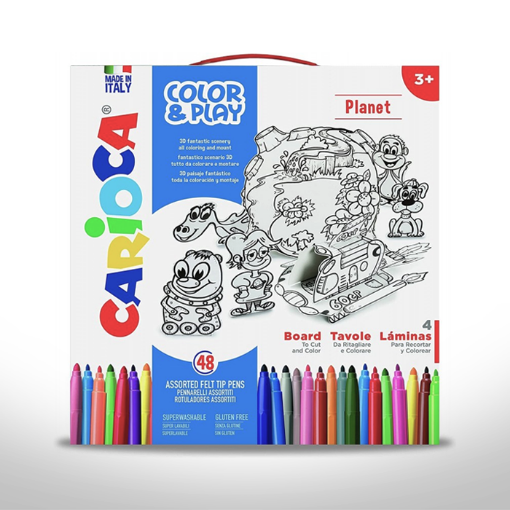 Imagen de Set infantil para colorear CARIOCA COLOR & PLAY - Planeta