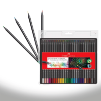 Eco lápices de color "super soft" FABER-CASTELL de 24 colores
