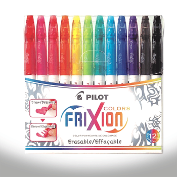 Imagen de Marcadores finos PILOT FRIXION Borrables Set *12 colores