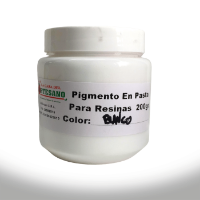 Pigmento en pasta para resinas color blanco *200grs.