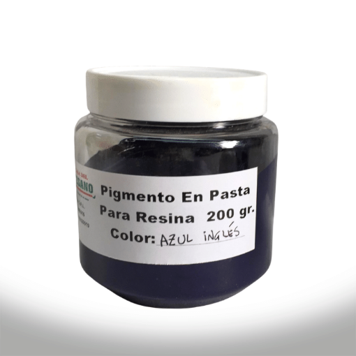 Imagen de Pigmento en pasta para resinas color azul inglés *200grs.