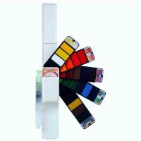 Set de acuarelas en abanico Watercolor Set SINOFIRM 25 colores con pincel