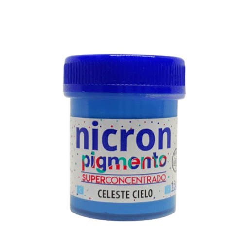 Imagen de Pigmento superconcentrado para porcelana y masas NICRON *15grs 39 color celeste cenicienta