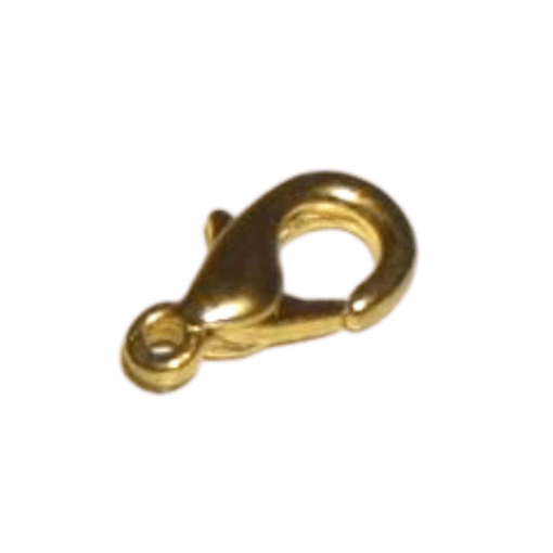 Imagen de Cierre para collar mosquetón color oro 10mm. *25 unidades
