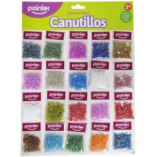 Imagen de Canutillos en bolsita variedad de colores *20 paquetes