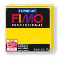 Arcilla polimérica pasta de modelar FIMO Profesional 8004 *85grs. color Amarillo puro 100