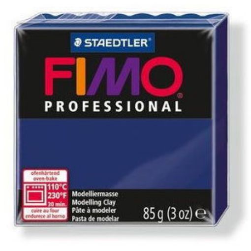 Imagen de Arcilla polimérica pasta de modelar FIMO Profesional 8004 *85grs. color Azul marino 34