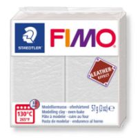 Arcilla polimérica pasta de modelar FIMO Efecto Cuero *57grs. color Marfil 029