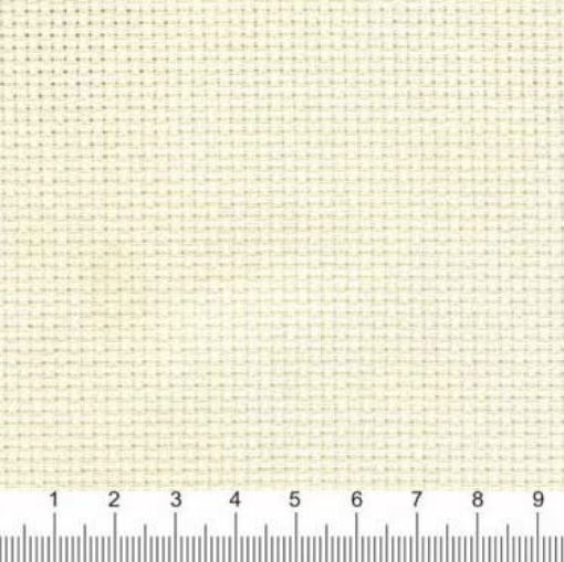 Imagen de Tela para bordar 100% algodón Etamine o TELA AIDA de 70*100cms. color Crema