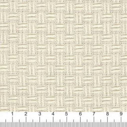 Imagen de Tela tejido para bordar con cintas 100% algodón Vagonite ESTILOTEX  de 100*70cms. color crema 02