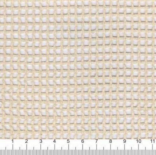 Imagen de Tela para bordar 100% algodón Talagarsa Gruesa 227grs. CANAVA de 70*100cms color Crudo