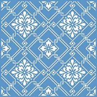 Stencil marca LITOARTE de 20x20 cms. cod.STXX-005 Azulejo con flores