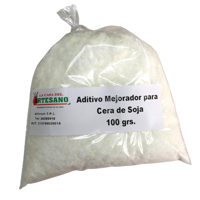 Aditivo mejorador para cera de soja ecológica natural estearina vegetal *100grs.