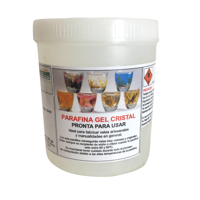 Parafina gel cristal americana en pote de 900grs.