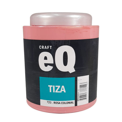 Imagen de Pintura a la tiza mate EQ Arte chalked paint 900cc. color Rosa Colonial 723