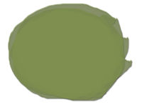Pintura látex decorativa de 200cc. color Verde Seco