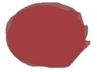 Pintura látex decorativa de 200cc. color Rojo Colonial