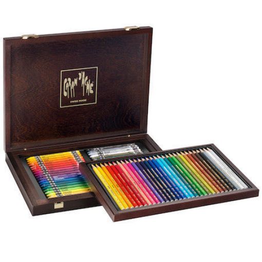 Imagen de BOX CARANDACHE profesional caja con 30 lápices Prismalo y 40 lápices Neocolor II