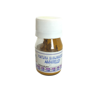 Imagen de Pintura o tinta para sublimación color amarillo *30grs.