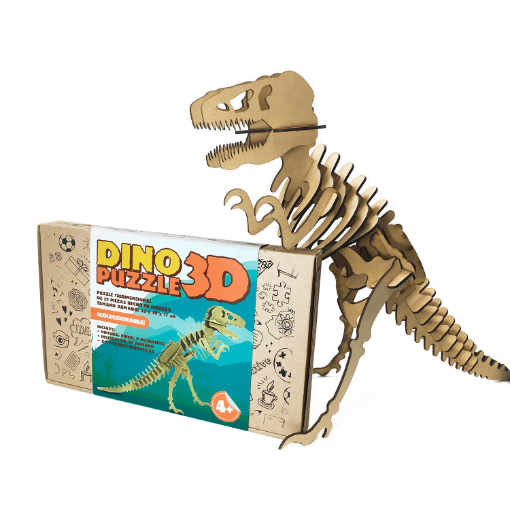 Imagen de Tiranosaurio puzzle 3D