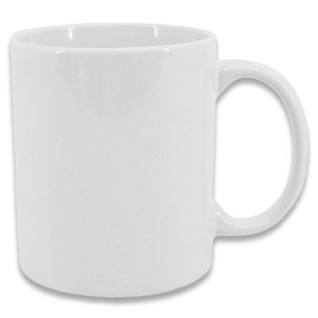 Imagen de Taza blanca esmaltada de 8cms. de diámetro y 9.5cms de alto