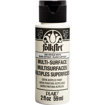 Imagen de Pintura acrílica satinada Multi Surface FOLK ART *2oz. 59ml. color 2939 Vintage White