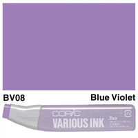Tinta recarga para Marcadores COPIC Various Ink *25ml. color BV08 Blue Violet