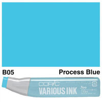 Tinta recarga para Marcadores COPIC Various Ink *25ml. color B05 Process Blue