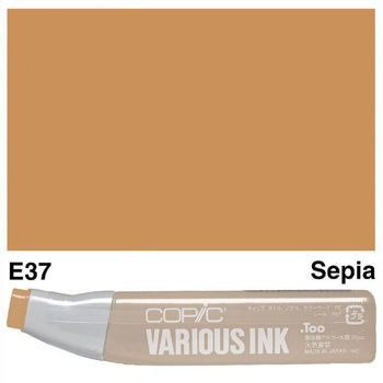 Imagen de Tinta recarga para Marcadores COPIC Various Ink *25ml. color E37 Sepia