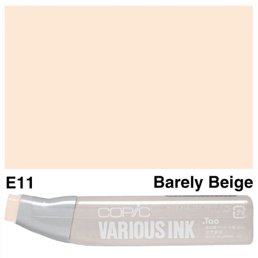 Imagen de Tinta recarga para Marcadores COPIC Various Ink *25ml. color E11 Barley Beige
