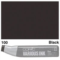 Tinta recarga para Marcadores COPIC Various Ink *25ml. color 100 Black