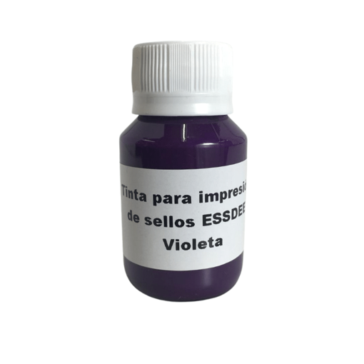 Imagen de Tinta para impresión de sellos ESSDEE LINO Printing Ink de 60ml. color 07 Purple Violeta
