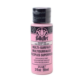 Imagen de Pintura acrilica satinada Multi Surface FOLK ART *2oz. 59ml. color 2940 Baby Pink