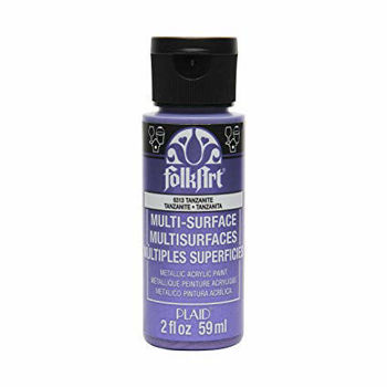 Imagen de Pintura acrilica satinada Multi Surface metalica FOLK ART *2oz. 59ml. color 6313 Tanzanite