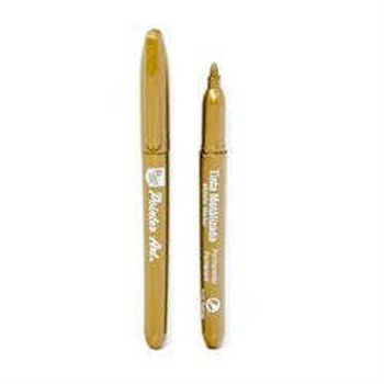 Imagen de Marcador permanente metalico "POINTER" trazo medio color oro