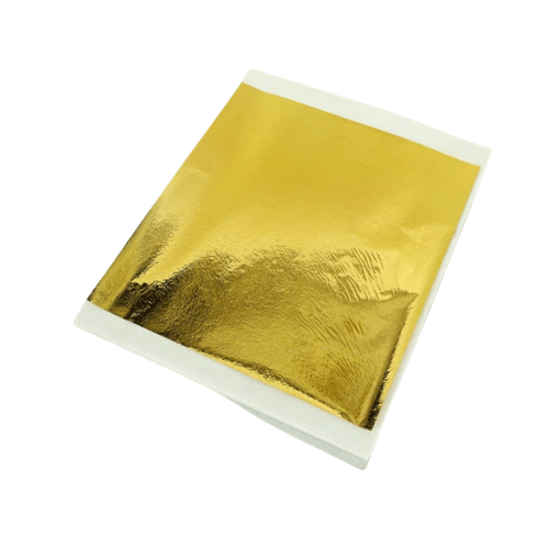 Imagen de Hojas para laminar color oro de 14*14cms. carpeta de 50 unidades