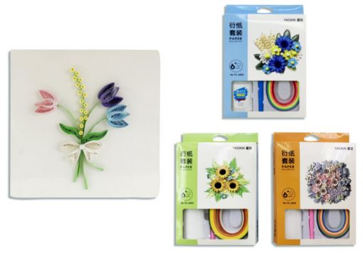 Imagen de Set para hacer flores de papel filigrana Quilling Set YX-6005