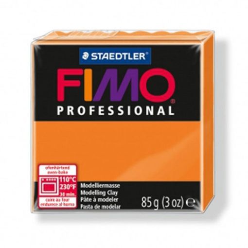 Imagen de Arcilla polimerica pasta de modelar FIMO Profesional 8004 *85grs. color Naranja 4