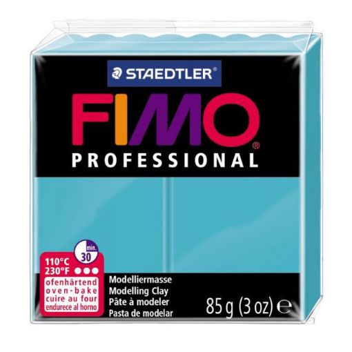 Imagen de Arcilla polimerica pasta de modelar FIMO Profesional 8004 *85grs. color Turquesa 32