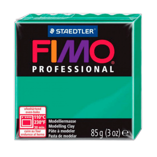 Imagen de Arcilla polimerica pasta de modelar FIMO Profesional 8004 *85grs. color Verde 500