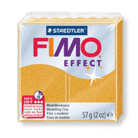 Arcilla polimerica pasta de modelar FIMO Effect *57grs. Metallic color Gold Dorado 11