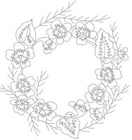 Tela sublimada para bordado ruso o general de 45*45cms. modelo BR-13