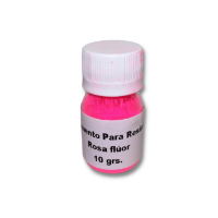 Pigmento en polvo para resina fluorescente *10grs. color rosado fluo 