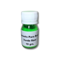 Pigmento en polvo para resina fluorescente *10grs. color verde fluo 