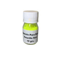 Pigmento en polvo para resina fluorescente *10grs. color amarillo fluo 